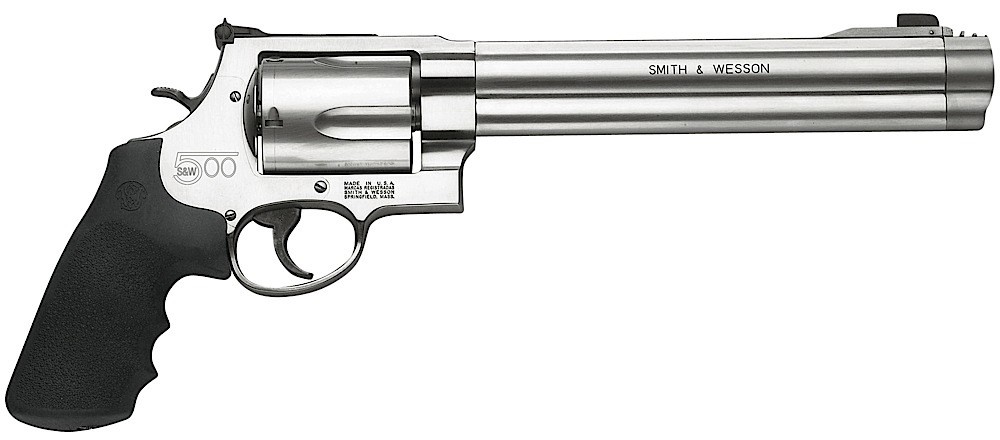 SMITH AND WESSON 500, 500SW, 8.38" COMPED BARREL, S/S, 5RDS