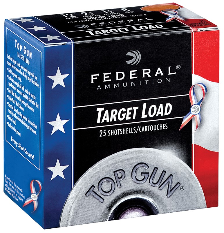 FEDERAL #TGL12US8 12G 2.75" RWB, #8, 25RDS