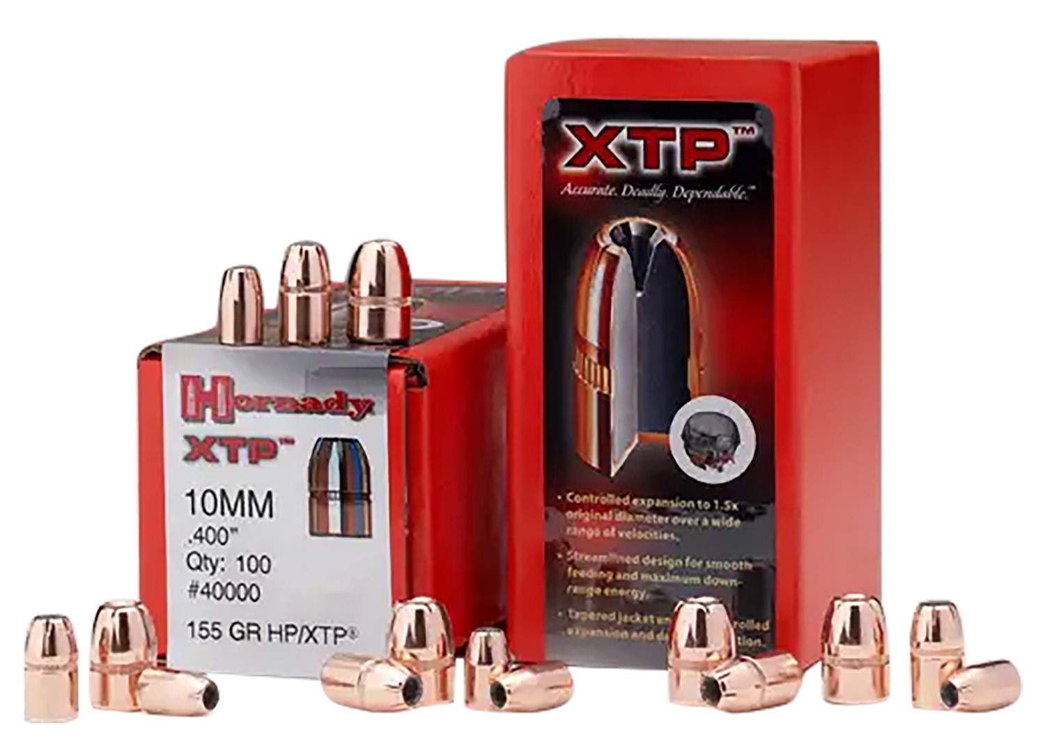 HORNADY #35580 9MM/355/147G HP XTP, 100EA