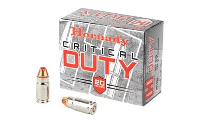 HORNADY CRITICAL DUTY 357SIG, 135GR FLEXLOCK, 20RDS