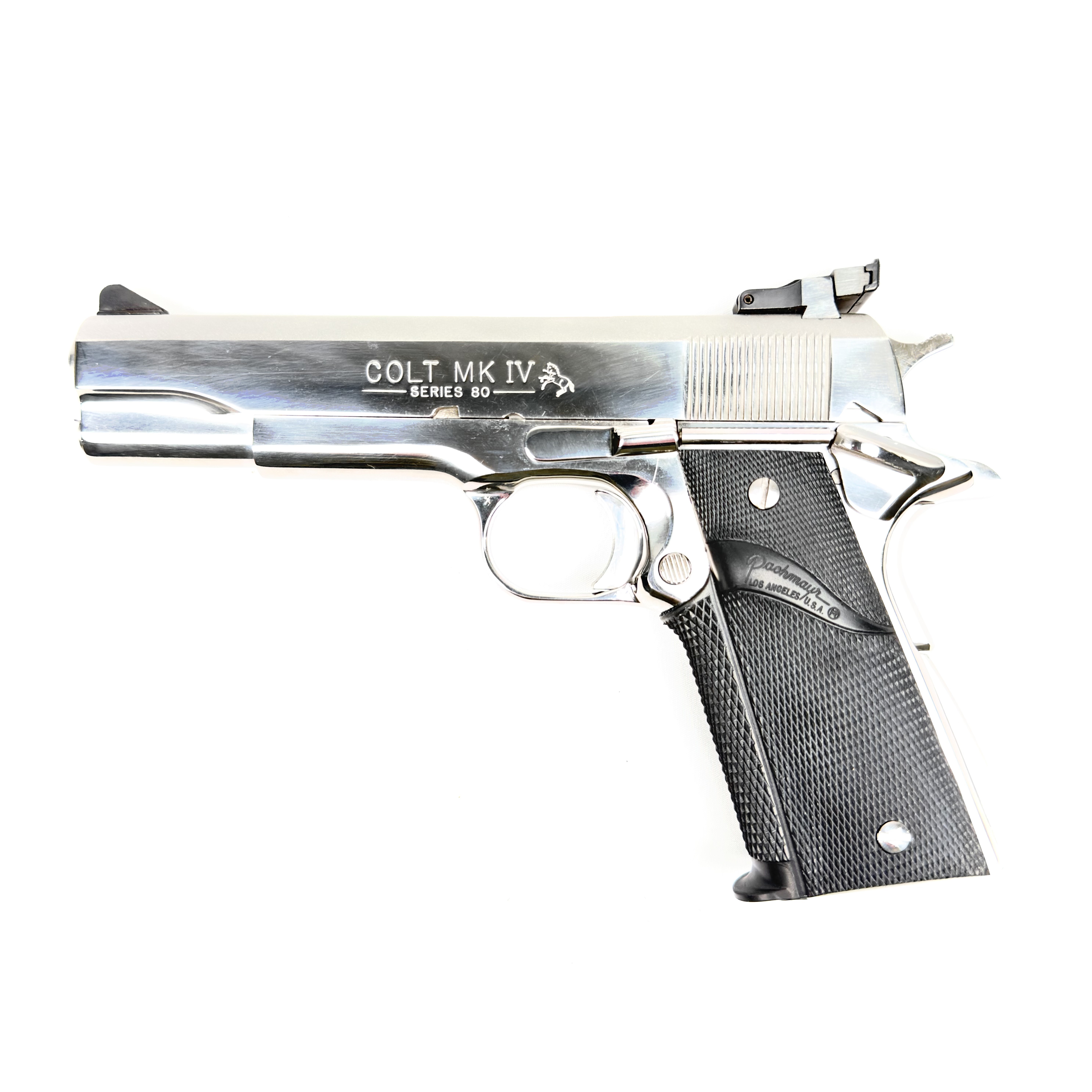 COLT MKIV SERIES 80, 45ACP, 5", W/ 3 MAGS & CASE, USED COLT MKIV SERIES 80, 45ACP, 5", W/ 3 MAGS & CASE, USED