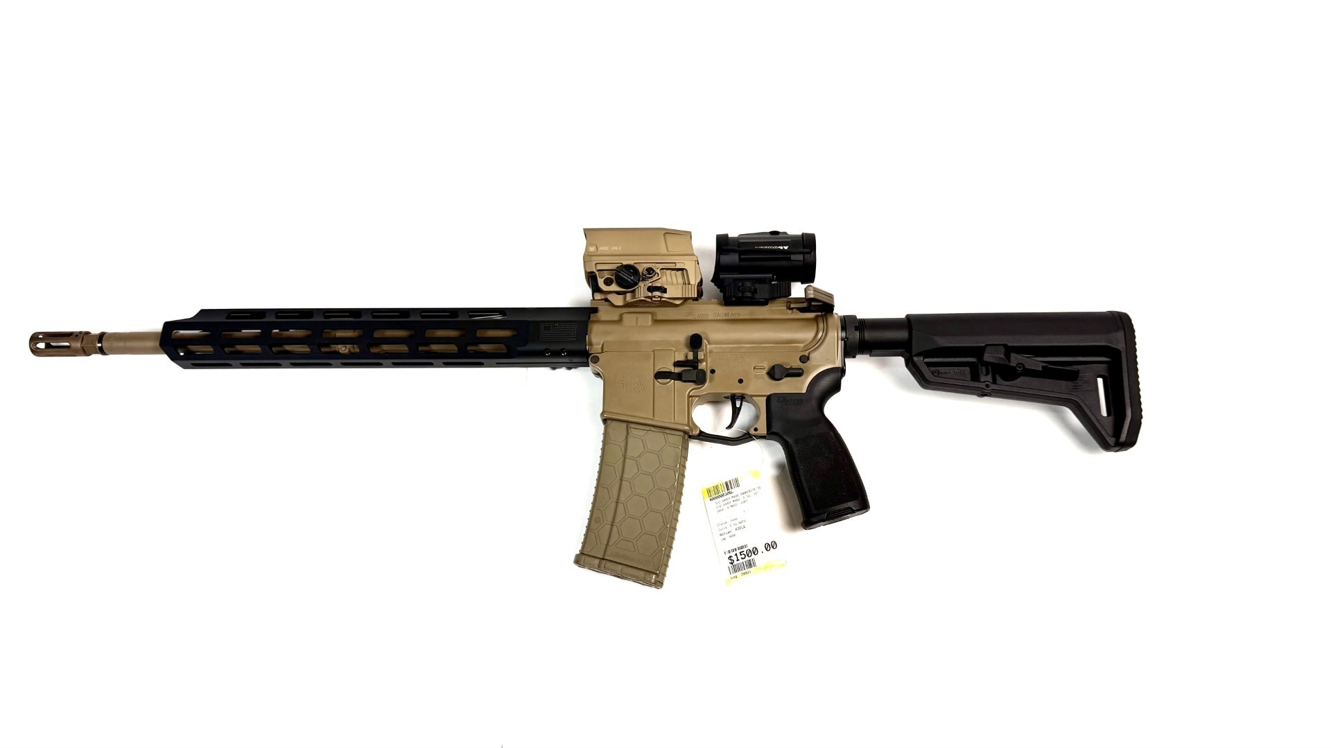 SIG SAUER M400 SNAKEBITE SE, 5.56, 16", W/ CASE, 4MAGS, VOTEX SIGHT, USED SIG SAUER M400 SNAKEBITE SE, 5.56, 16", W/ CASE, 4MAGS, VOTEX SIGHT, USED