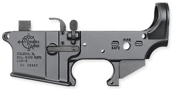 Rock LAR-9m 9mm Forged Lower Receiver Assembly