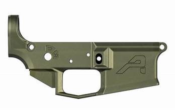 AERO PRECISION M4E1, STRIPPED LOWER RECEIVER - OD GREEN ANODIZED