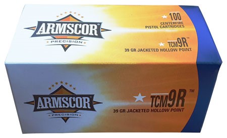 Armscor 50328 Precision Value Pack 22TCM 39gr Jacket Hollow Point 100 Per Box/12 Case