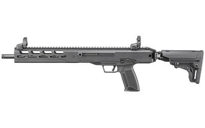 Smith & Wesson LC Carbine, 5.7x28, 16.25" Threaded Barrel, Rapid Deploy Sights, Side Folding Stock, Black, 20-rd