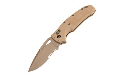 HOGUE KNIFE, SIG K320 M17 3.5" TANTO, SERRATED, COYOTE TAN