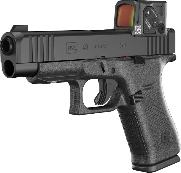 GLOCK 48 MOS, AIMPOINT COA, 9MM, 4.17", MARKSMAN BARREL, NDLC FINISH