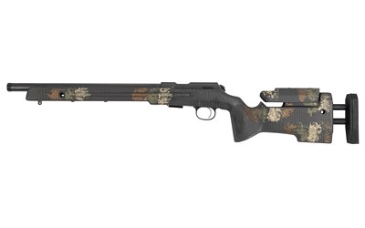 CZ, 457 Manners, Bolt Action Rifle, 22 Long Rifle, 16" Barrel, Threaded 1/2X28, 11mm Dovetail, Manners Camo Stock, Adjustable Cheek Riser, 5 Rounds