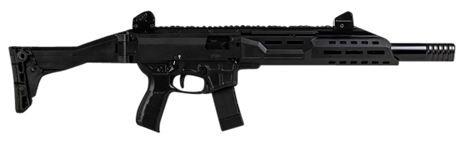 CZ SCORPION EVO3, 9MM 16.3" W/FAKE SUPPRESSOR, MLOK HANDGUARD, SIDEFOLDER, 20RDS