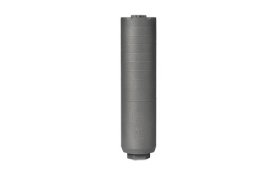 Q, Trash Panda Rifle Suppressor, 1.75" Diameter, 6.91" Length, 7.62/300Blk/300 Win, Titanium, Bead Blasted Finish, Quickie Fast Attachment