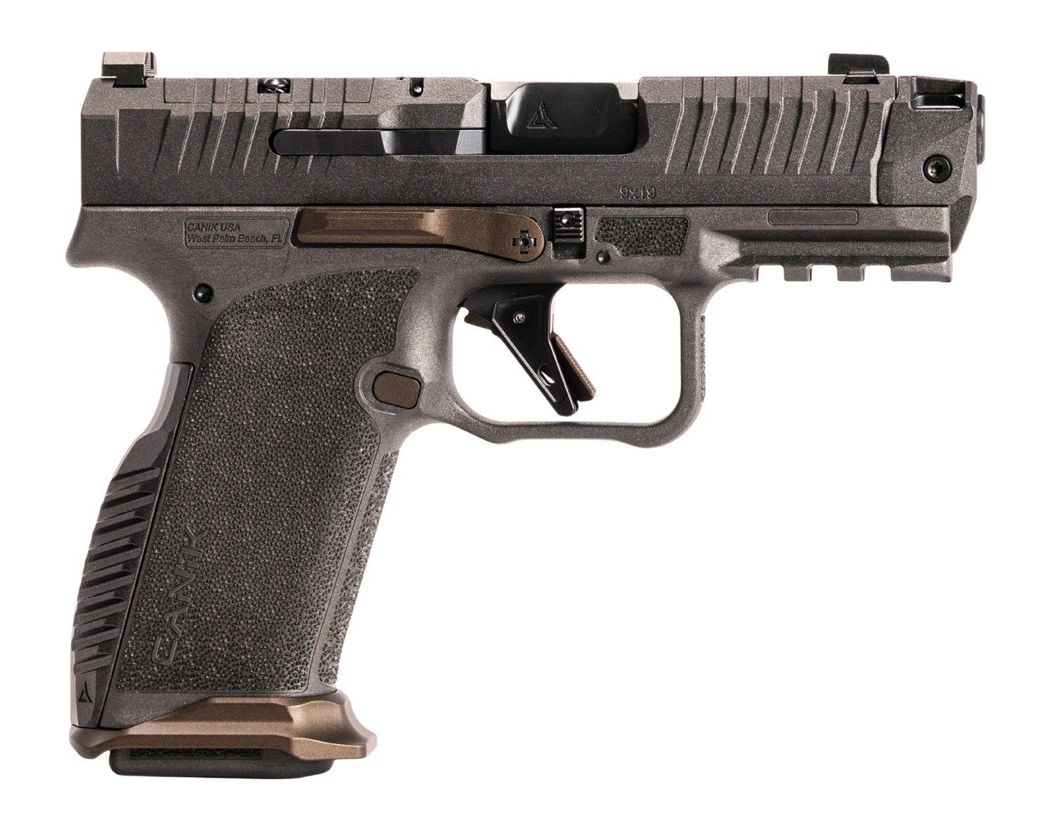 CANIK METE MC9 PRIME RADIAN, 9MM, 3.8", GREY, 17+1, W/ COMP, BACKSTRAP & MAGWELL CANIK METE MC9 PRIME RADIAN, 9MM, 3.8", GREY, 17+1, W/ COMP, BACKSTRAP & MAGWELL