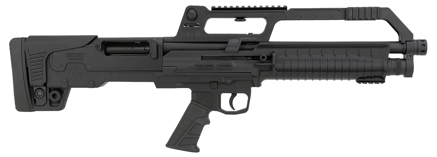 ESCORT BULLTAC, 12GA, 18", SEMI-AUTO SHOTGUN, BLACK STEEL BARREL