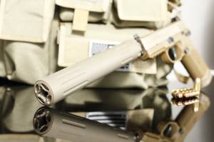 Simple to assemble by hand - no special tools required Freedom Armory Grenadier 45 Pistol Suppressor in Black for sale online G45B